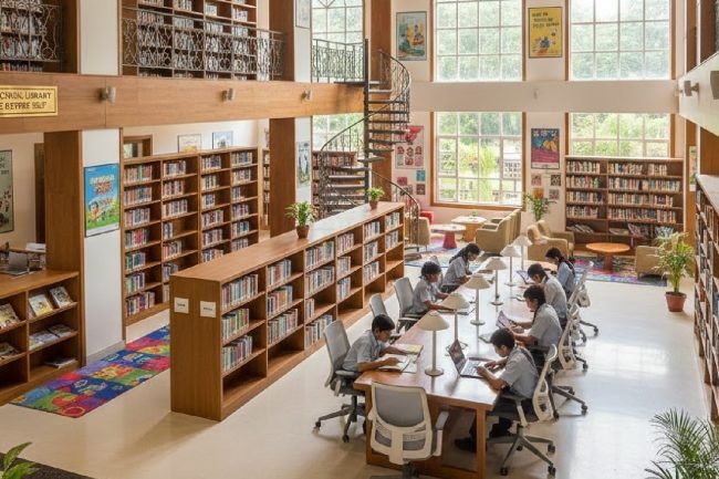 Library at IDPS Nandyal