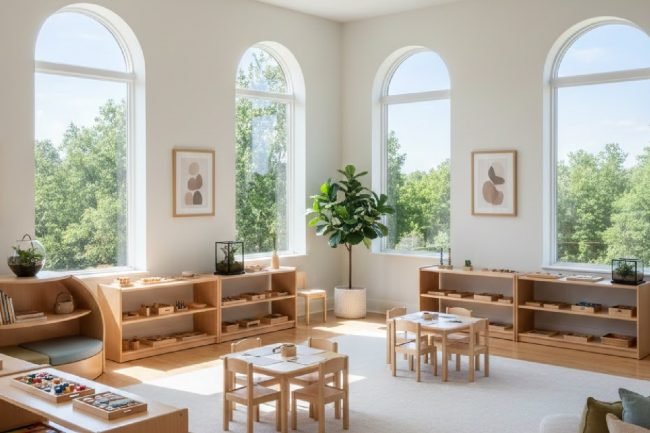 Montessori Wing classroom at IDPS Nandyal